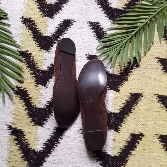 J. Crew Suede Made In Italy Flats Size 81/2 - Picture 9 of 10
